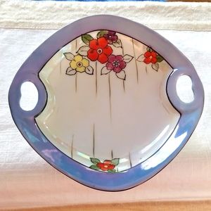 Lustreware 2 Handled Candy Dish